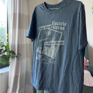 Brandy Melville Gray Graphic Tee